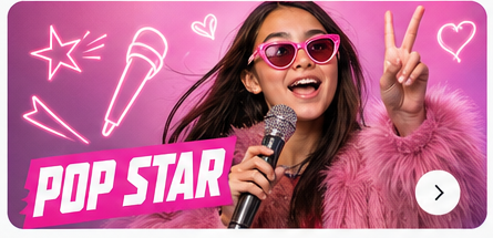 Pop Star karaoke party vibe